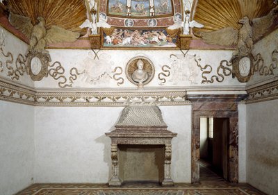 View of the Camera delle Aquile by Giulio Romano